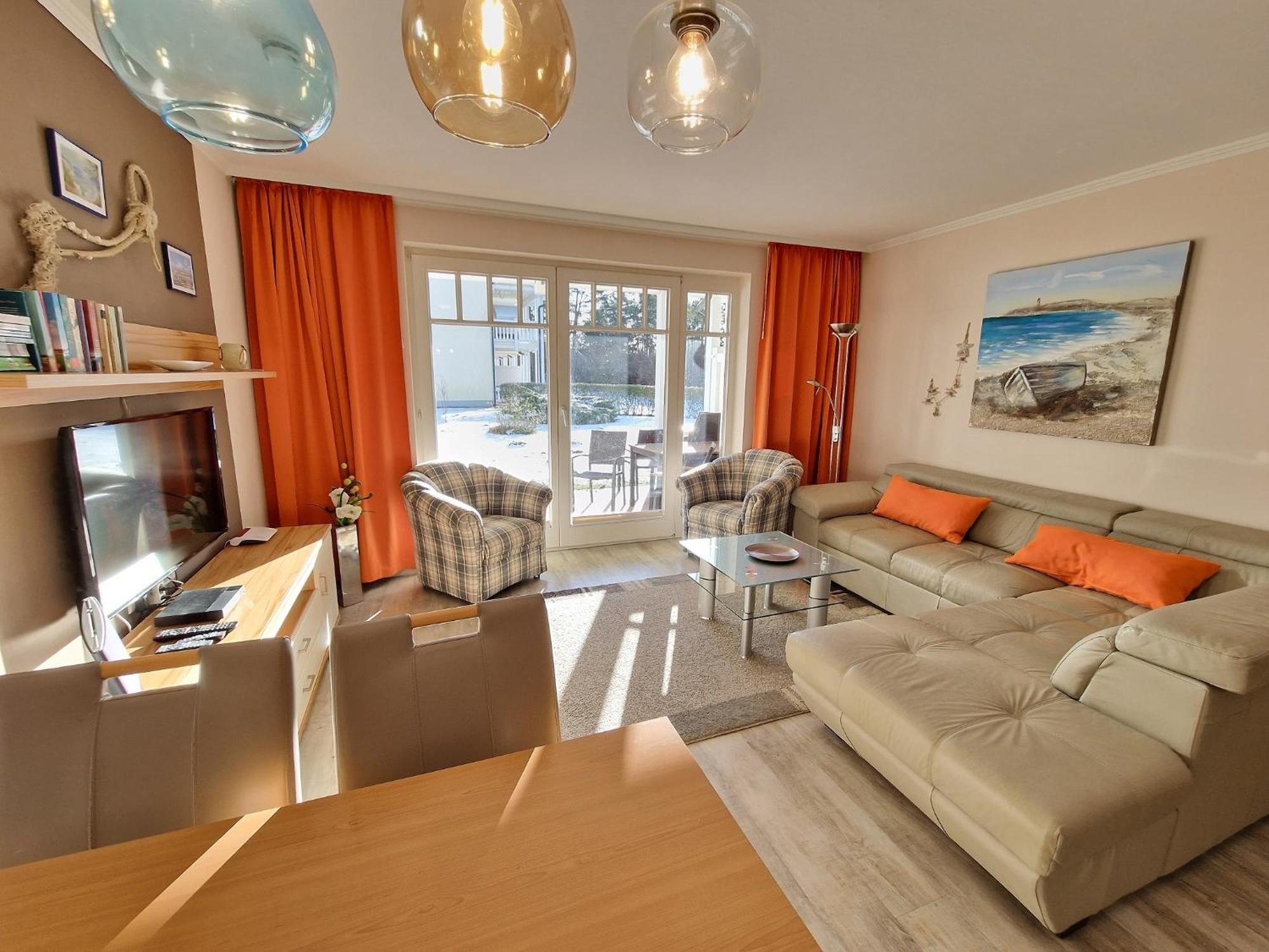 Duenenpark Binz - Komfort Ferienwohnung Mit 1 Schlafzimmer Und Terrasse Im Erdgeschoss 220 Extérieur photo